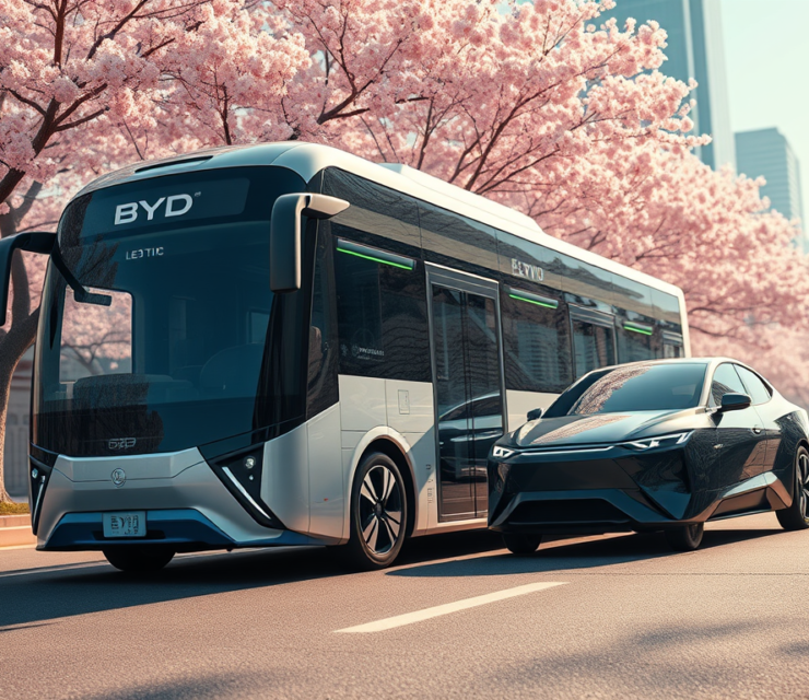 Como a BYD Conquista o Mercado Japonês de Autos Elétricos